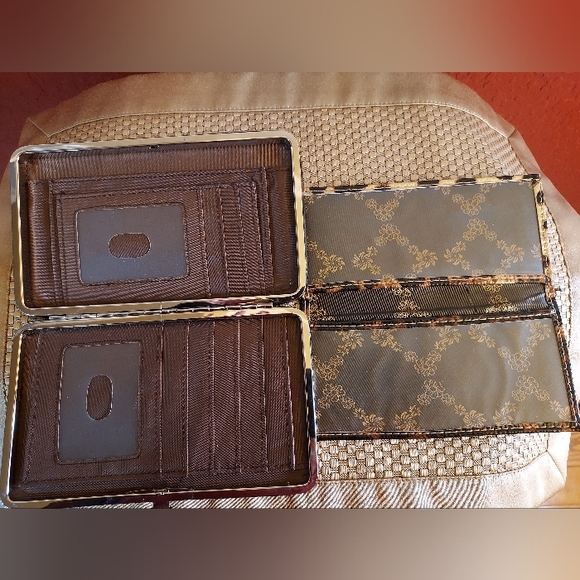 Leopard Print Wallet & Checkbook Cover - Picture 3 of 7